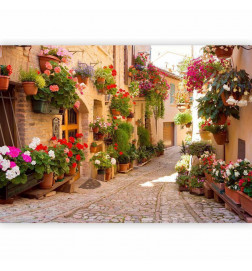 Fotobehang - The Alley in Spello (Italy)