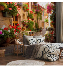 Wall Mural - The Alley in Spello (Italy)