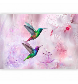 Fototapeta - Colourful Hummingbirds (Purple)