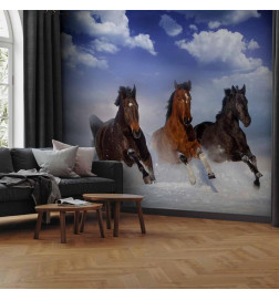 Carta da parati - Horses in the Snow