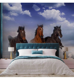 Wall Mural - Horses in the Snow