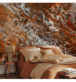 Wall Mural - Brown Craters