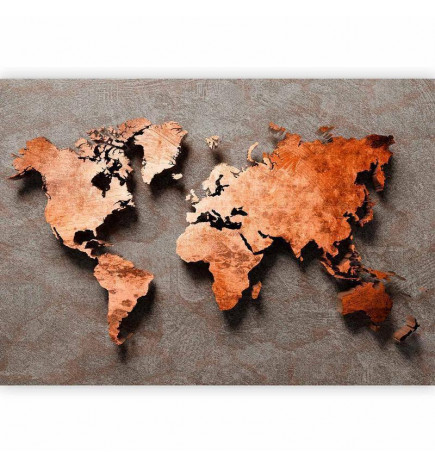 Fototapeta - Copper Map