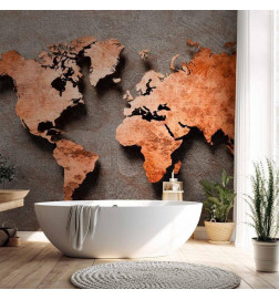 Fototapeet - Copper Map