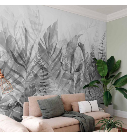 Wall Mural - Magic Grove (Black and White)