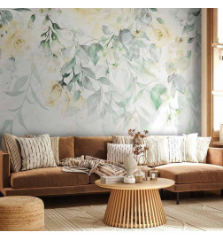 Wall Mural - Waterfall of Roses - Second Variant