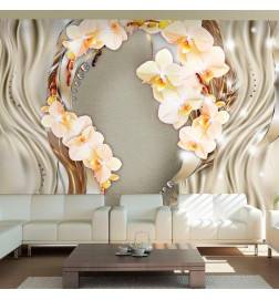 Wallpaper - Wreath of orchids Size 100x70