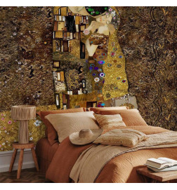 Mural de parede - Klimt inspiration: Golden Kiss