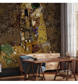 Mural de parede - Klimt inspiration: Golden Kiss