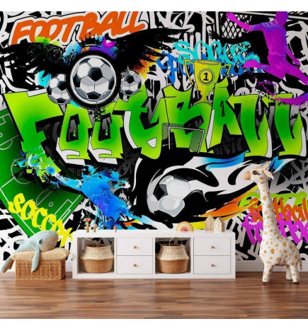 Fototapetti - Football Graffiti