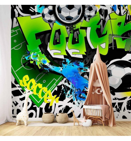 Fototapeet - Football Graffiti