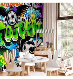 Fototapeet - Football Graffiti