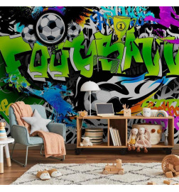 Fototapet - Football Graffiti