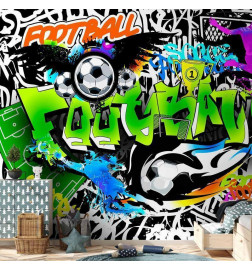 Mural de parede - Football Graffiti