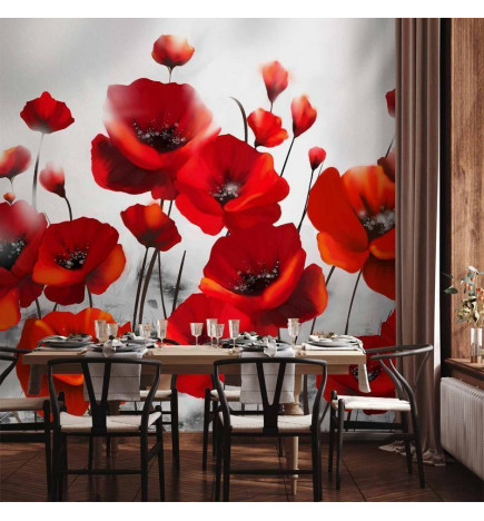 Papier peint - Poppies in the Moonlight