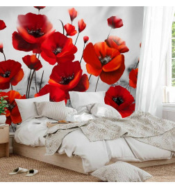 Fototapetas - Poppies in the Moonlight
