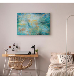 Schilderij - Emerald Ocean (1 Part) Wide