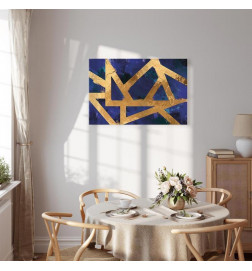 Quadro - Golden Geometry (1 Part) Wide