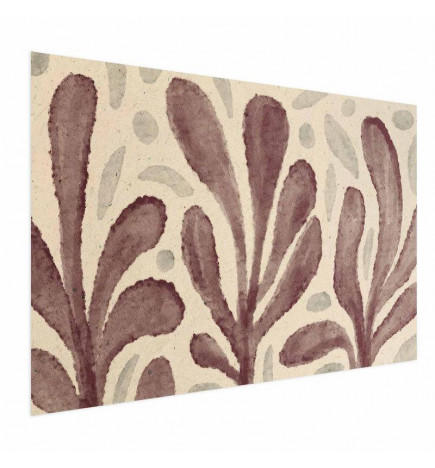 Plakāts - Leaves and Spots - large trembling shapes inspired by Matisse