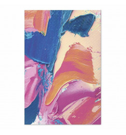 Juliste - Colorful Expression - strong contrasts in an energetic composition