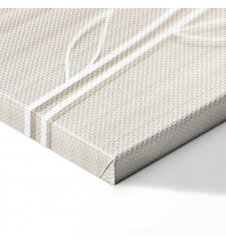 Schilderij - Flowers in the Wind