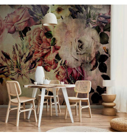Mural de parede - Nostalgia Flowers