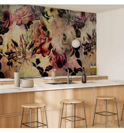 Mural de parede - Nostalgia Flowers