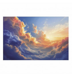 Plakatas - Sunset Over a Cloudy Sea: A Wonderful Symphony of Colors