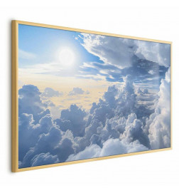 Plakāts - Symphony of Light: Sun and Clouds Playing Together on a Beautiful Sky