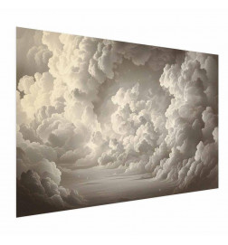 Poster - Whisper of Illuminated Clouds: Soft Light Play in the Sky Theater