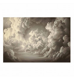 Juliste - Whisper of Illuminated Clouds: Soft Light Play in the Sky Theater