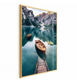 Poster - Boats in the Dolomites