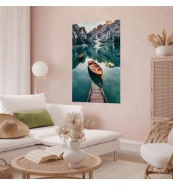 Plakatas - Boats in the Dolomites