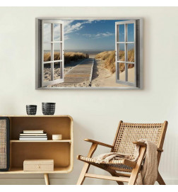 Slika - Window: View of the Beach