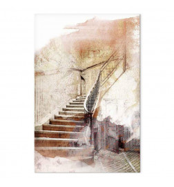 Leinwandbild - Secret Stairs (1 Part) Vertical