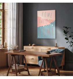 Paveikslas - Inscriptions: Home Sweet Home (1 Part) Vertical