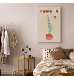 Canvas Print - Campanulas (1 Part) Vertical