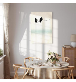 Quadro - Frozen Sparrows (1 Part) Vertical