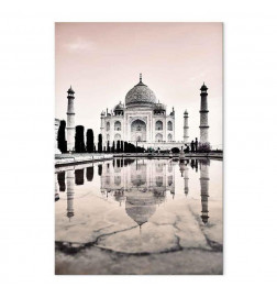 Schilderij - Taj Mahal (1 Part) Vertical