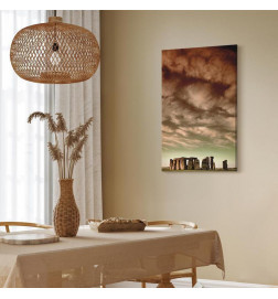 Quadro - Clouds Over Stonehenge (1 Part) Vertical