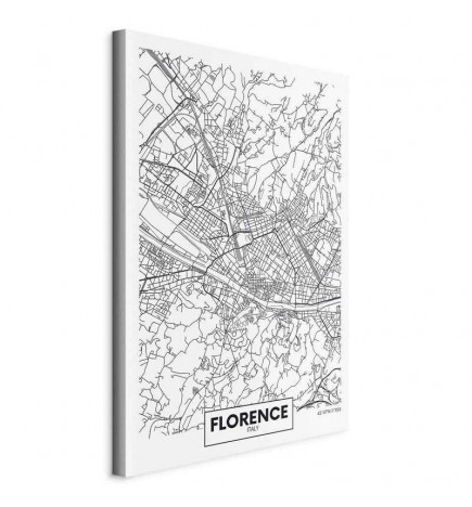 Taulu - Florence Map (1 Part) Vertical