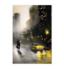 Paveikslas - City Glow (1 Part) Vertical