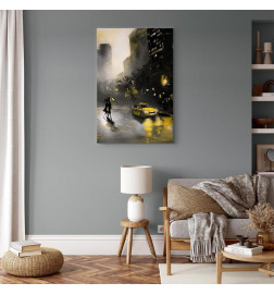 Canvas Print - City Glow (1 Part) Vertical