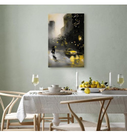 Canvas Print - City Glow (1 Part) Vertical