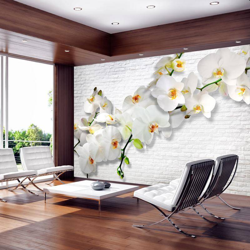 34,00 € www.arredalacasa.com Fotomurale con un bouquet di orchidee bianche Arredalacasa
