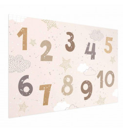 Poster - Numbers with Falling Snow