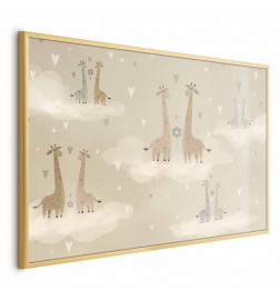 Poster - Loving Giraffes