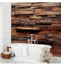 Fotobehang - Rustic Style: Forest Cottage