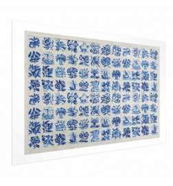 Poster - Azulejos Tiles - traditional Portuguese ceramic tiles
