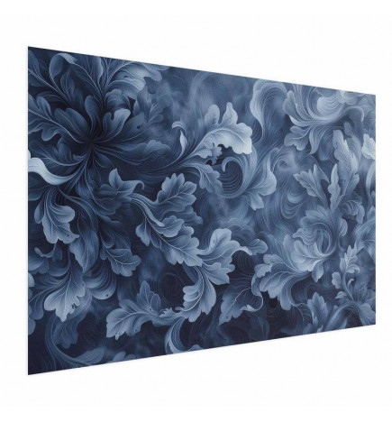 Plakatas - Dense, Dark Blue Abstract Ornaments